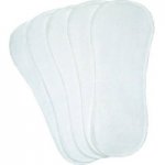 Voir le produit  Doublure absorbante coton pour couche lavable kushies Blanc de Domiva