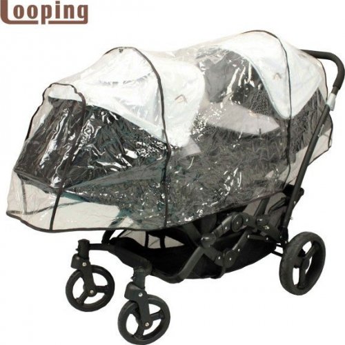 poussette jumeaux looping black emotion