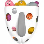 Range jouets de bain blanc/gris